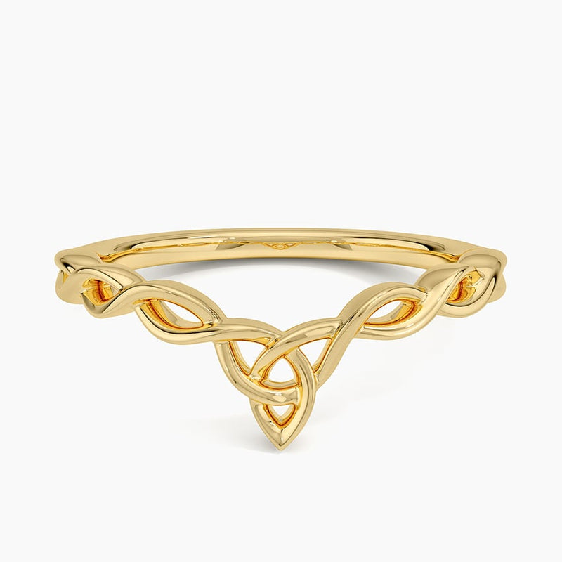 Knot Contour - Yellow Gold - Top