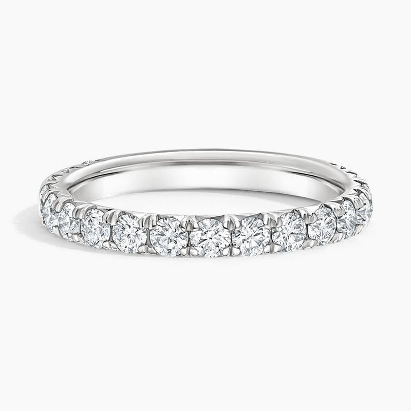 Three-Quarter Pavé - White Gold - Top