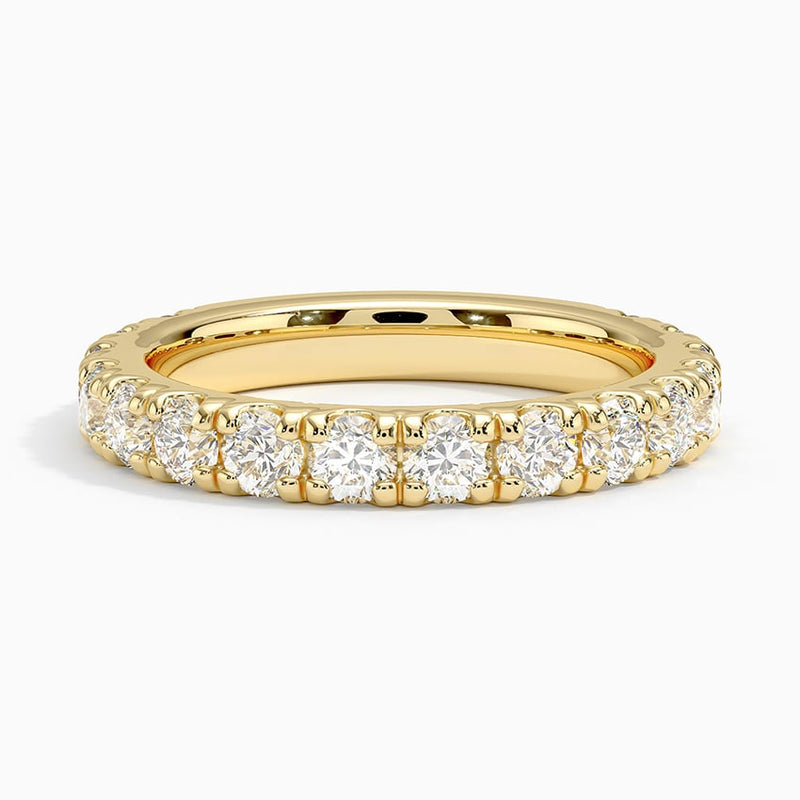 Wide Scallop - Yellow Gold - Top