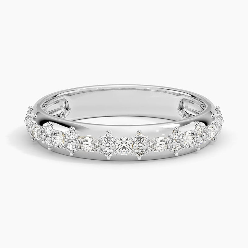 Marquise Mosaic - White Gold - Top