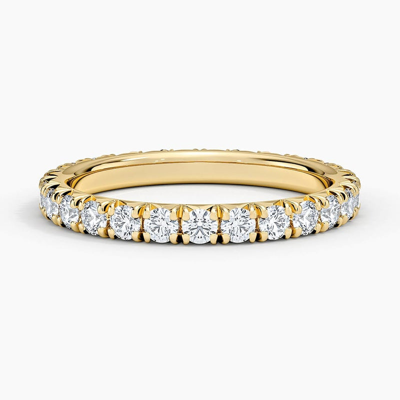 Pavé Orbit - Yellow Gold - Top
