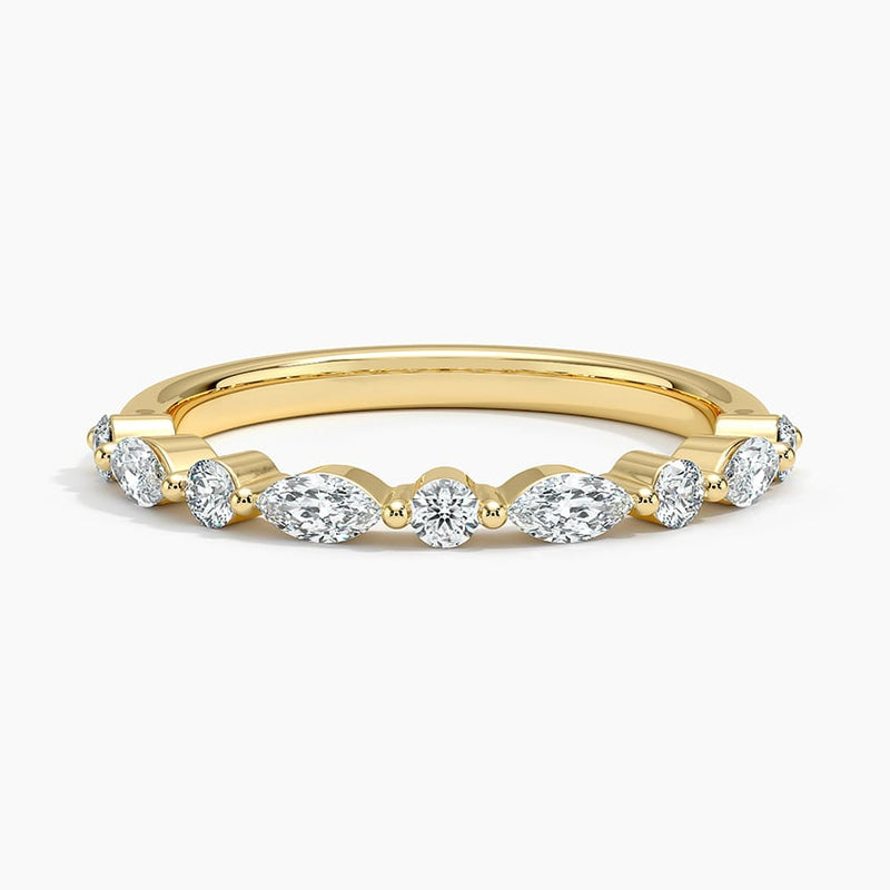Marquise Shimmer - Yellow Gold - Top