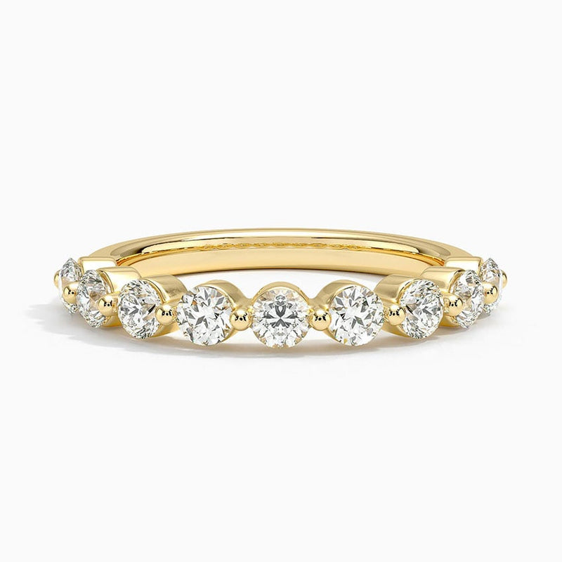 Shared Prong Classic - Yellow Gold - Top