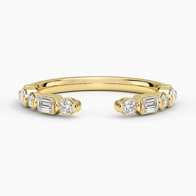 Open Emerald - Yellow Gold - Top