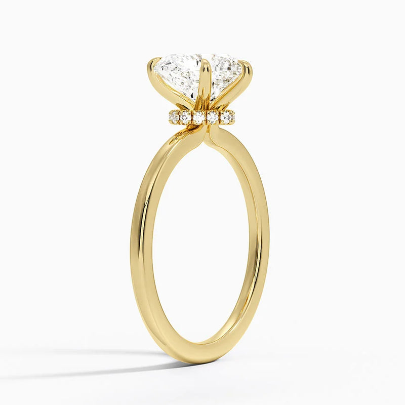 Natalie, side view in 14k Yellow Gold