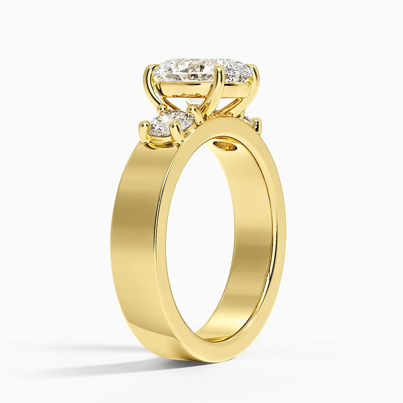 Esme, side view in 14k Yellow Gold