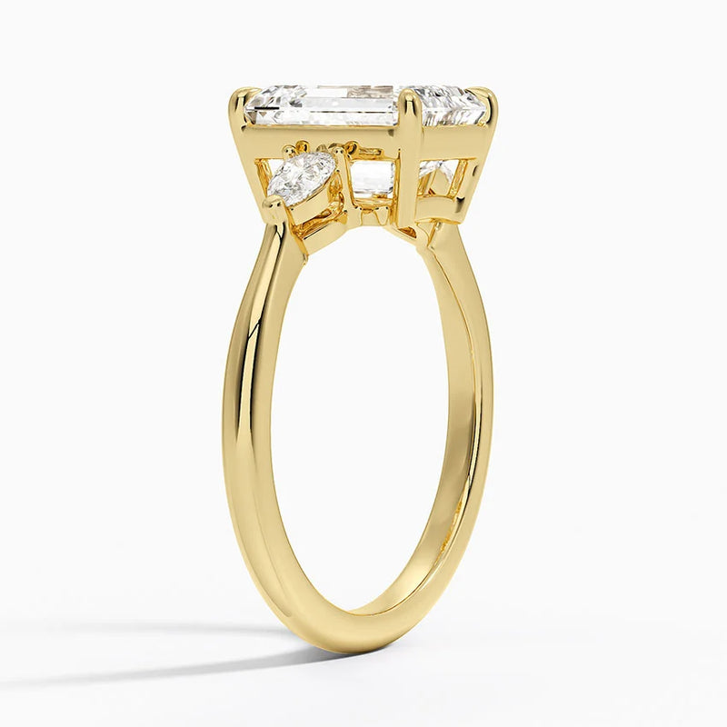 Joy, side view in 14k Yellow Gold