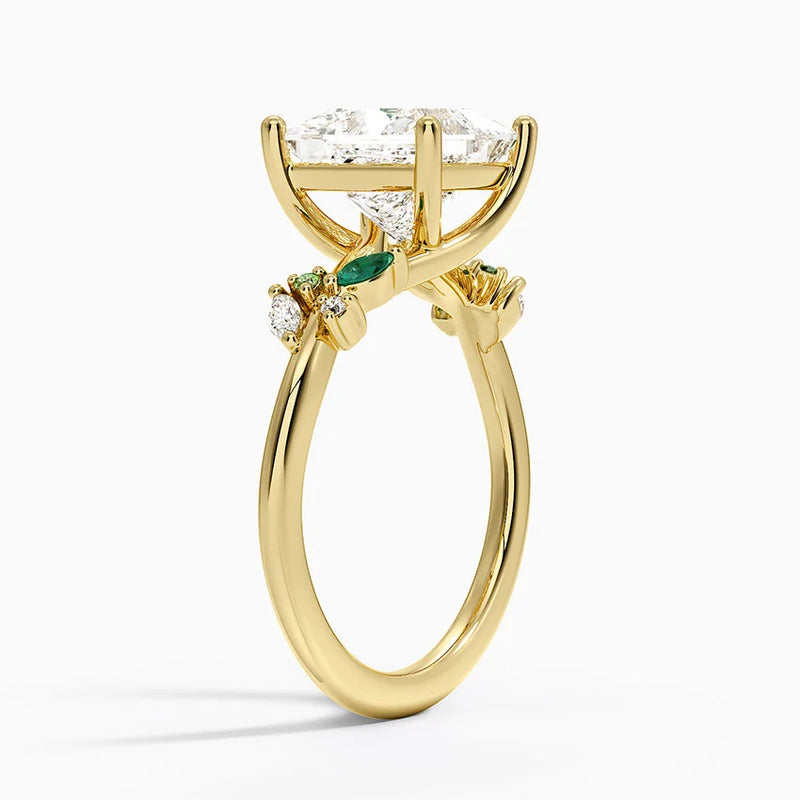 Thea, side view in 14k Yellow Gold