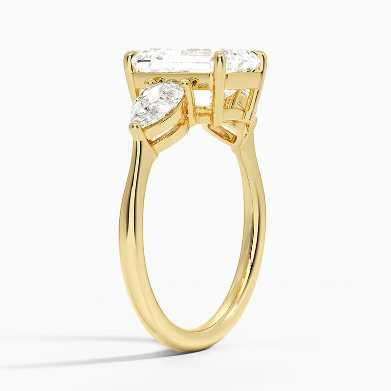 Edith, side view in 14k Yellow Gold