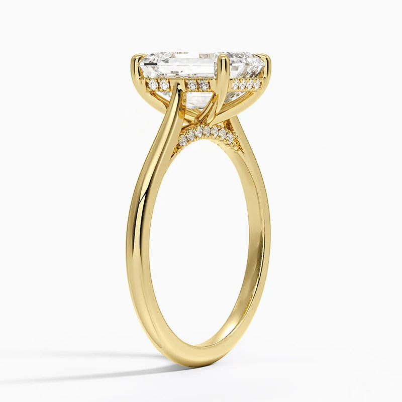 Siena, side view in 14k Yellow Gold