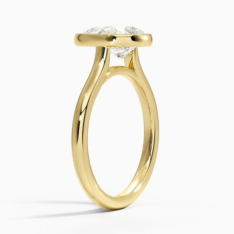 Ursula, side view in 14k Yellow Gold