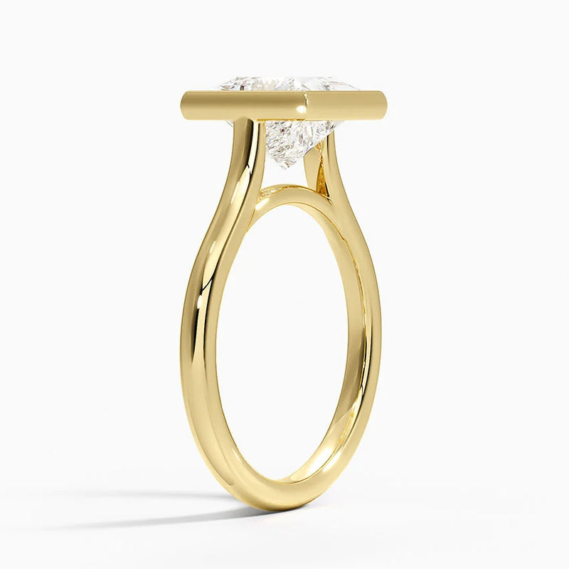 Virginia, side view in 14k Yellow Gold