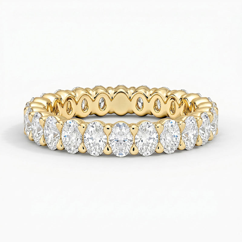 Oval Procession - Yellow Gold - Top