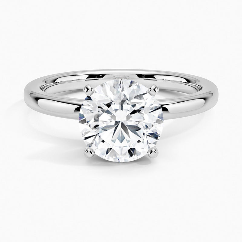 Sausalito Diamond Ring - White Gold - 2 ct - Top