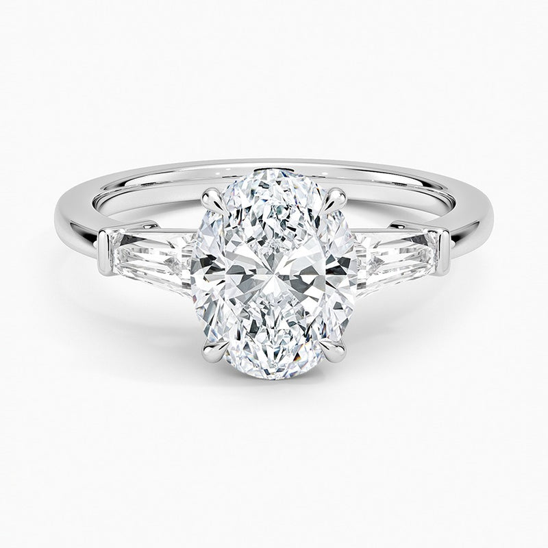 Vienna Diamond Ring - White Gold - 2 ct - Top