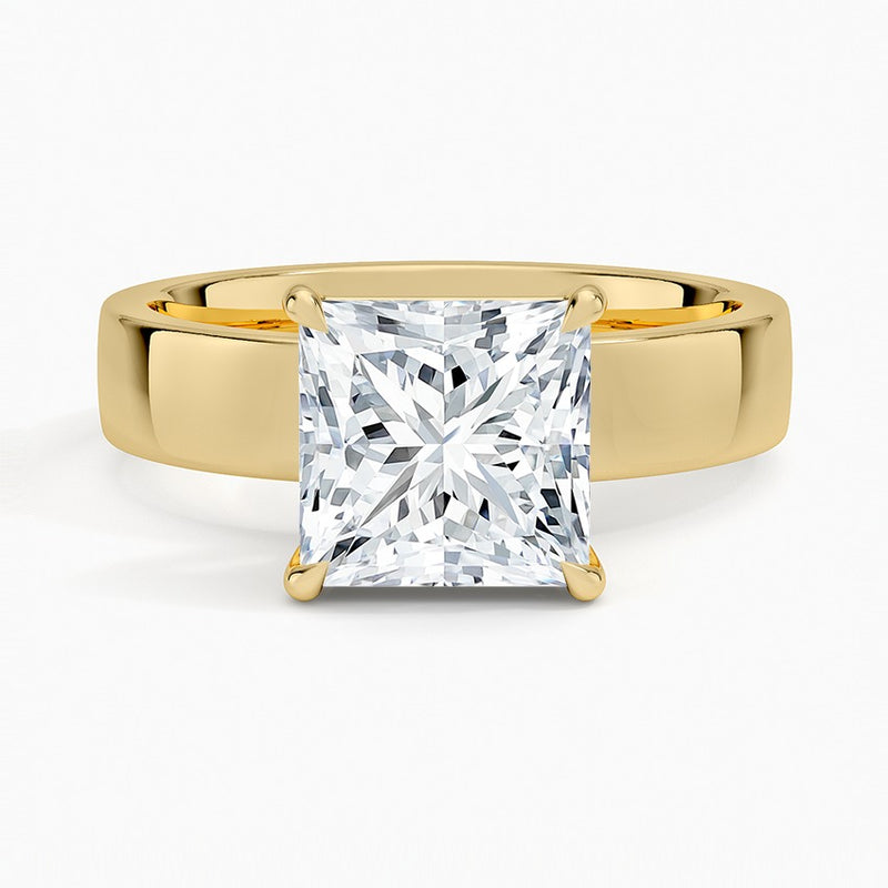 Charleston Diamond Ring - Yellow Gold - 2 ct - Top