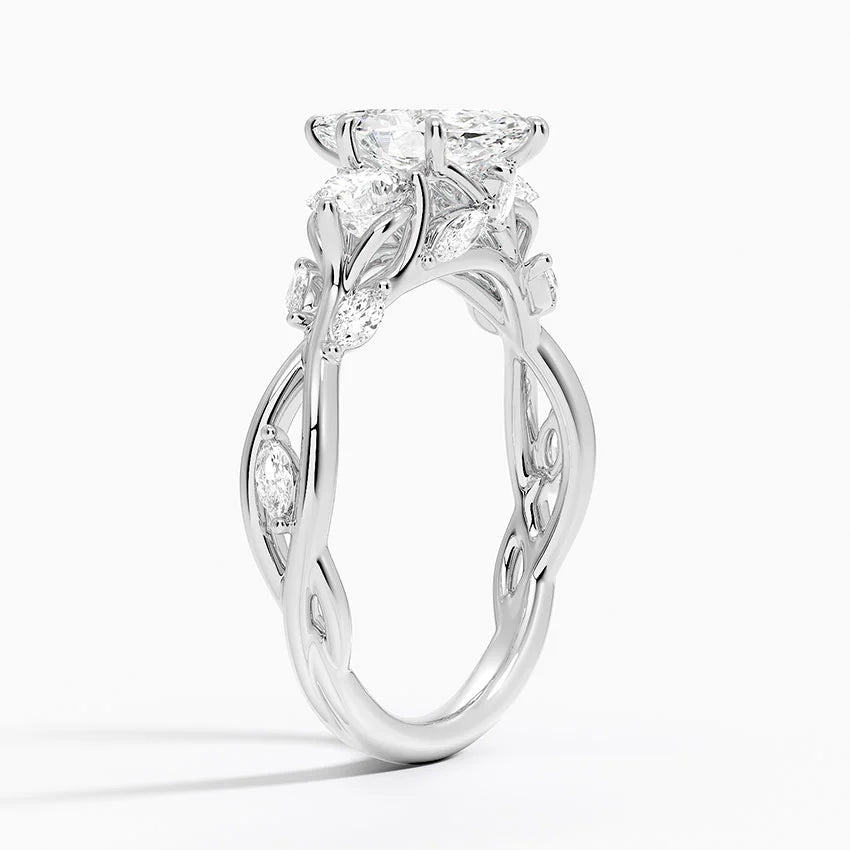 Amalfi Diamond Ring - White Gold - Product Image 02