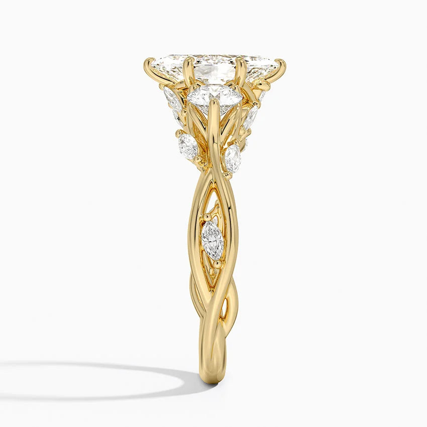 Amalfi Diamond Ring - Yellow Gold - Product Image 03