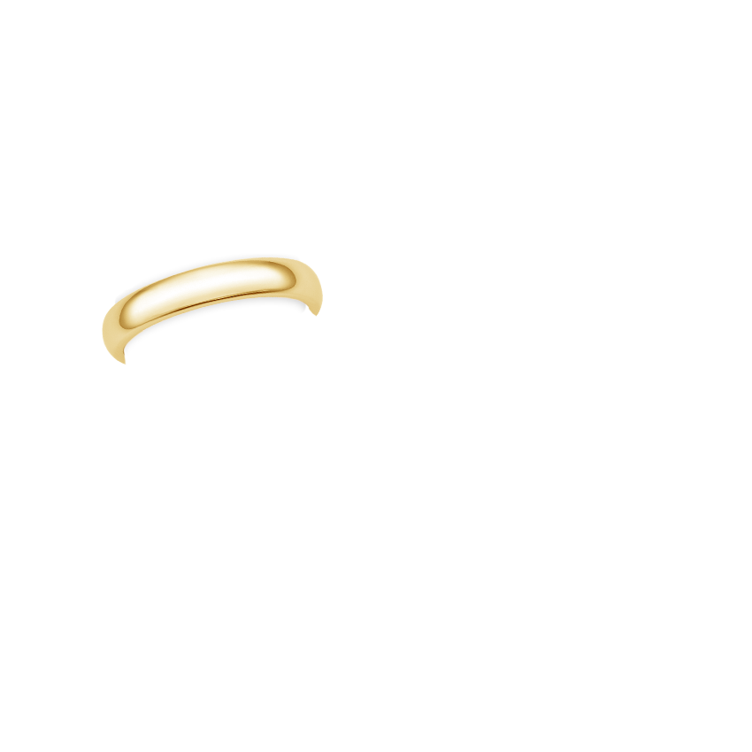 Classic Comfort 4mm - Yellow Gold - Lifestyle