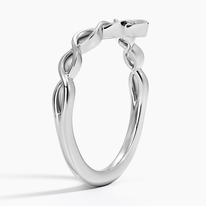 Knot Contour - White Gold - Side 1