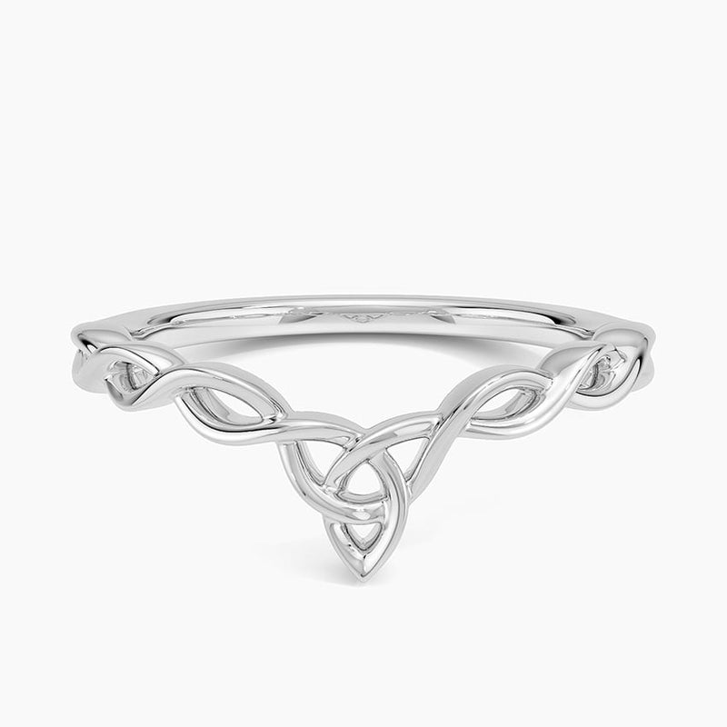 Knot Contour - White Gold - Top