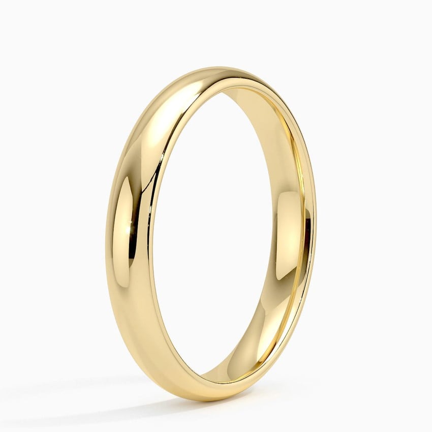 Slim Profile - Yellow Gold - Side 1