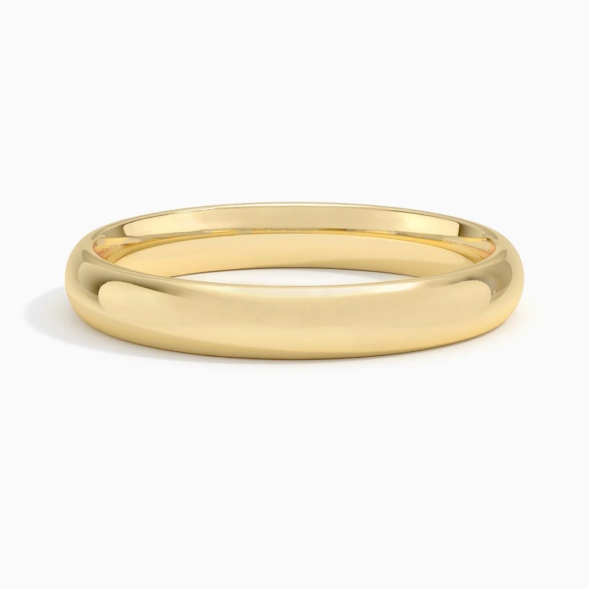 Slim Profile - Yellow Gold - Top
