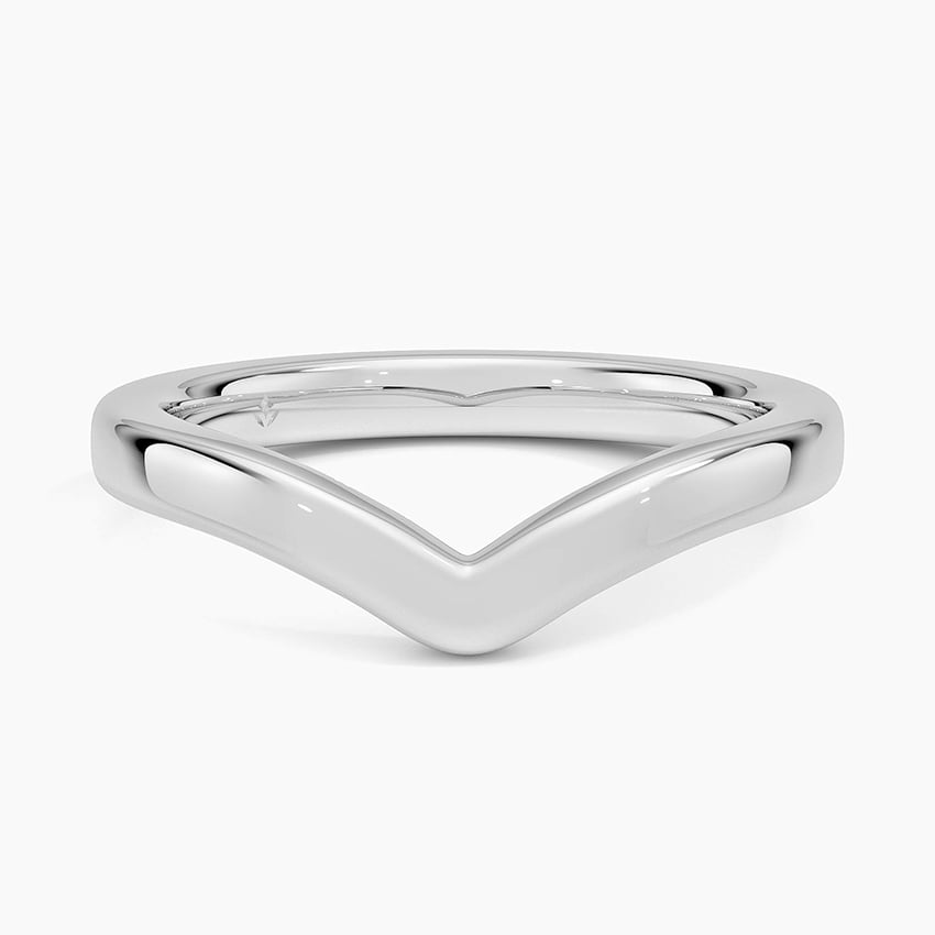 Bold Chevron - White Gold - Top