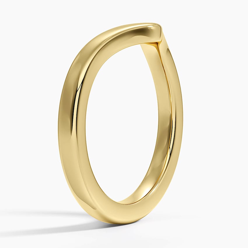 Bold Chevron - Yellow Gold - Side 1