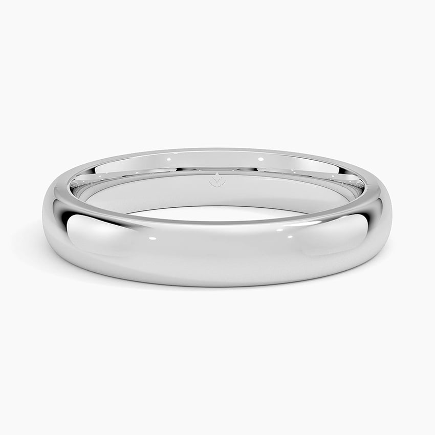 Classic Comfort 3.5mm - White Gold - Top