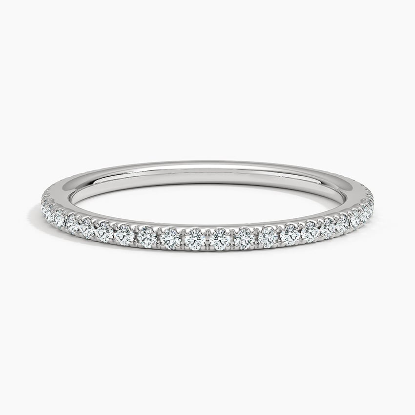 Fine Scallop - White Gold - Top