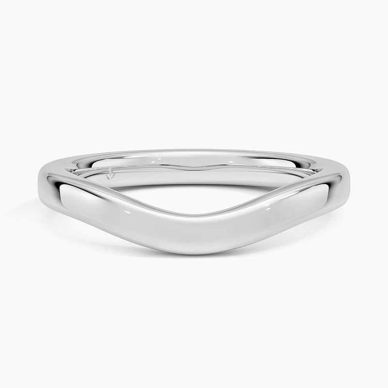 Gentle Curve - White Gold - Top
