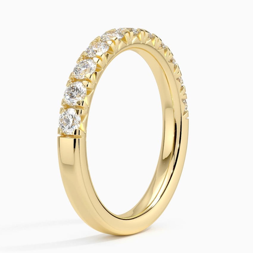 Classic French Pavé - Yellow Gold - Side 1