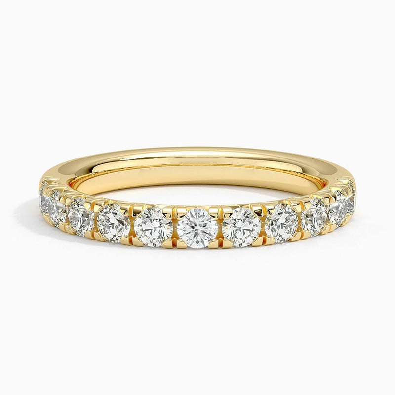 Classic French Pavé - Yellow Gold - Top