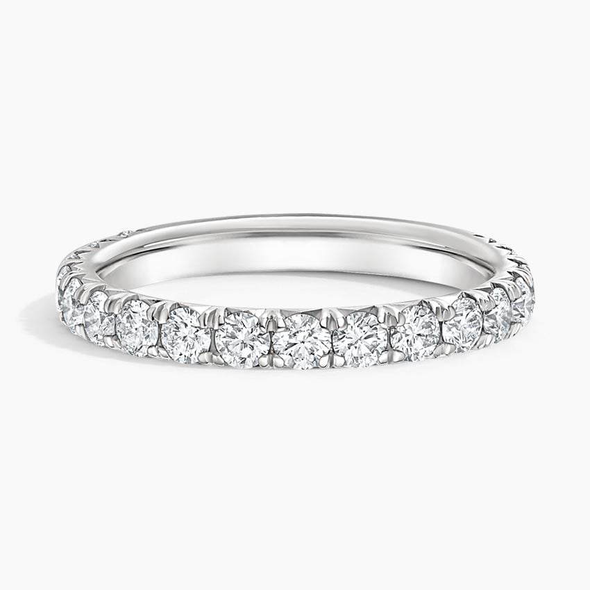 Three-Quarter Pavé - White Gold - Top