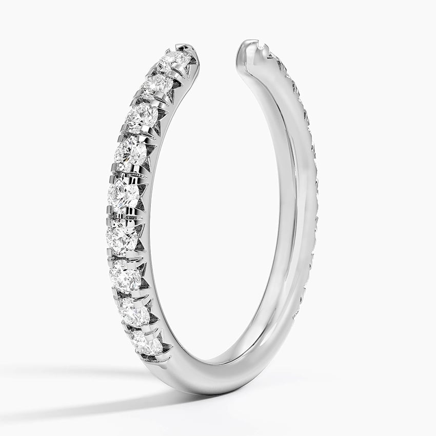 Open Pavé - White Gold - Side 1