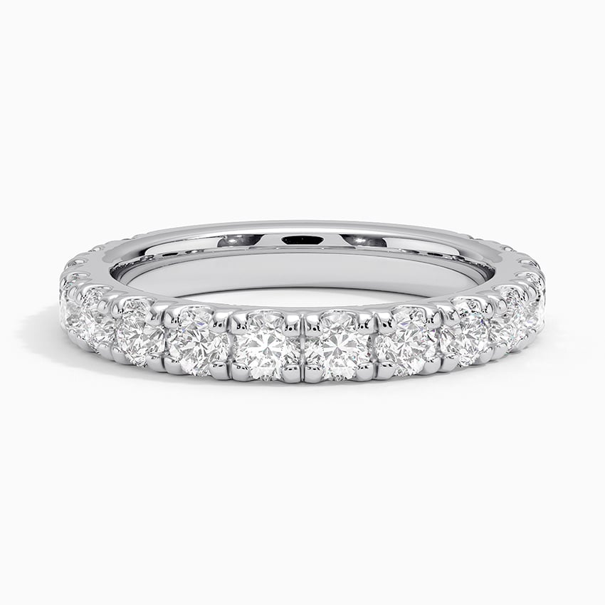 Wide Scallop - White Gold - Top