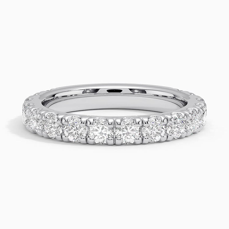 Wide Scallop - White Gold - Top