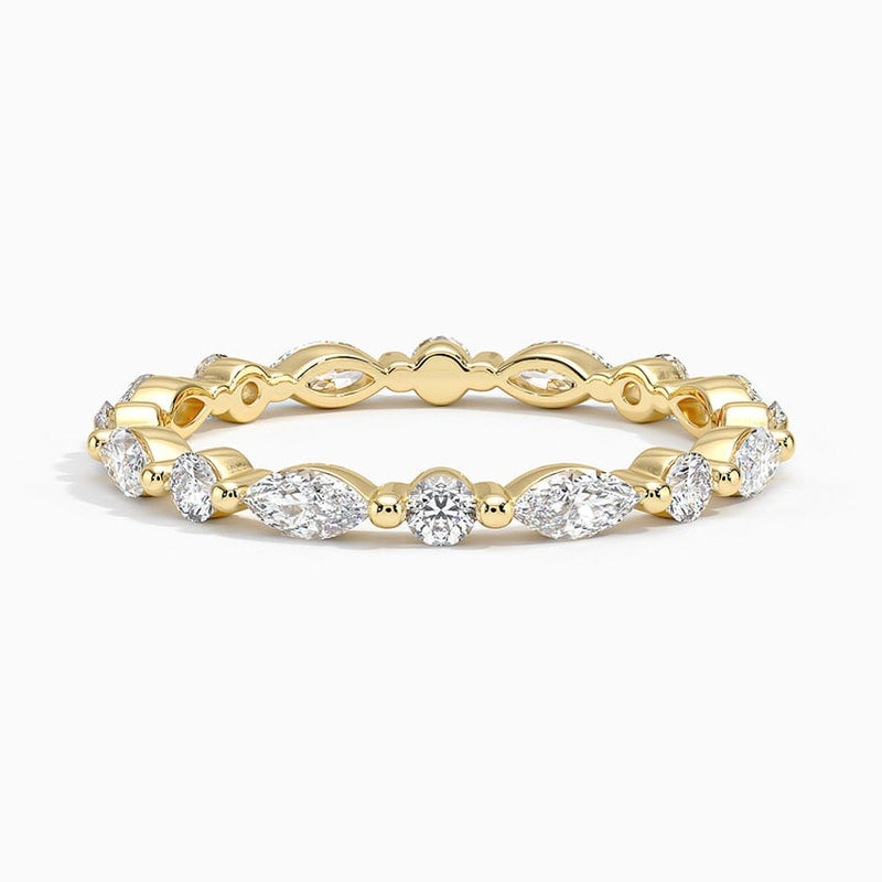 Marquise Eternity Fine - Yellow Gold - Top