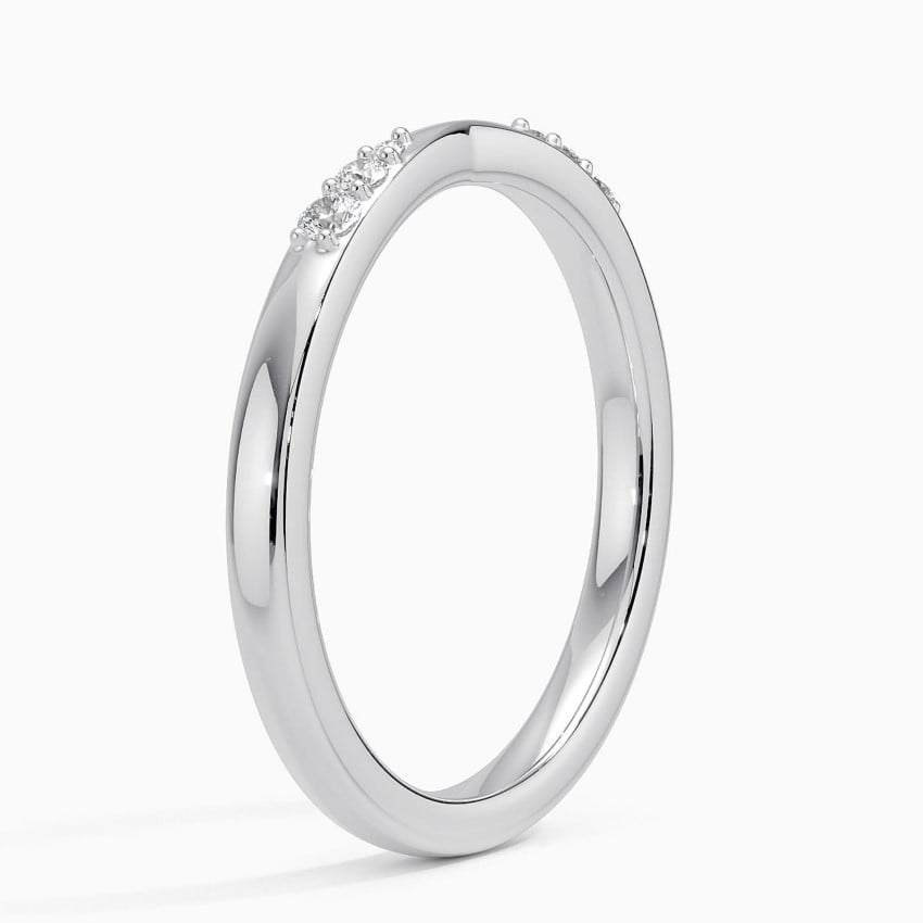 Soft Curve - White Gold - Side 1