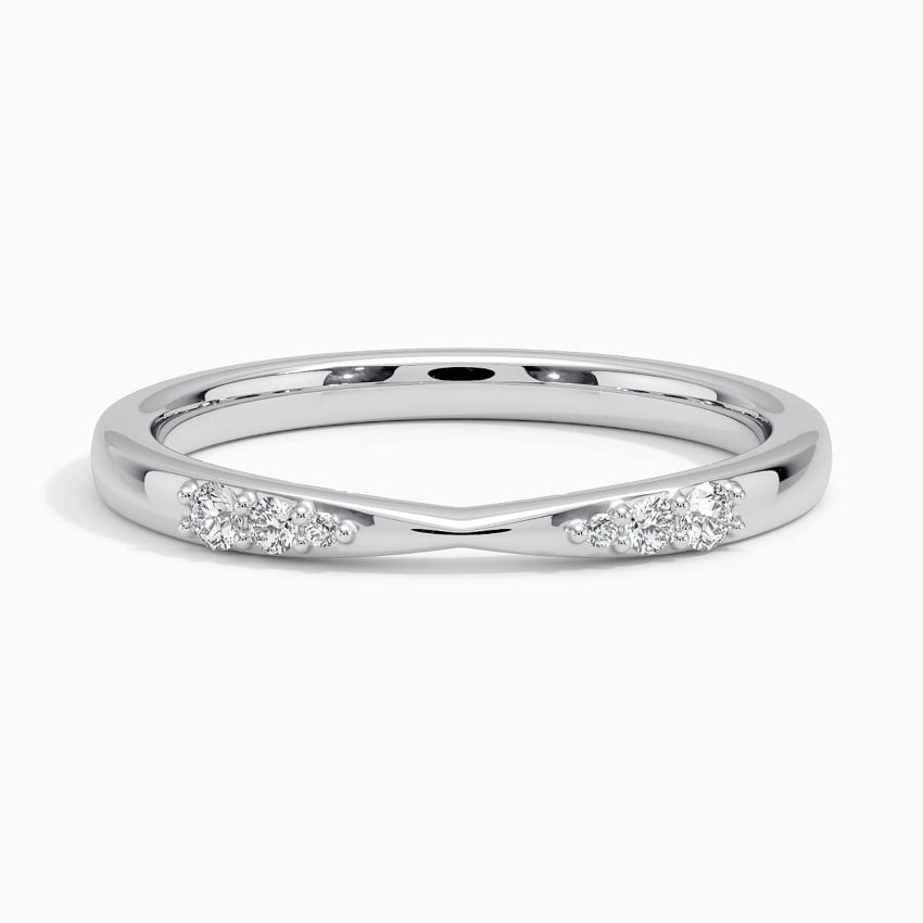 Soft Curve - White Gold - Top