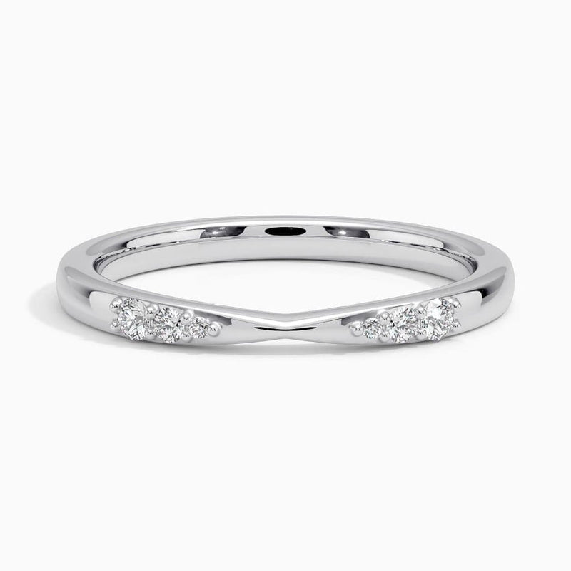 Soft Curve - White Gold - Top