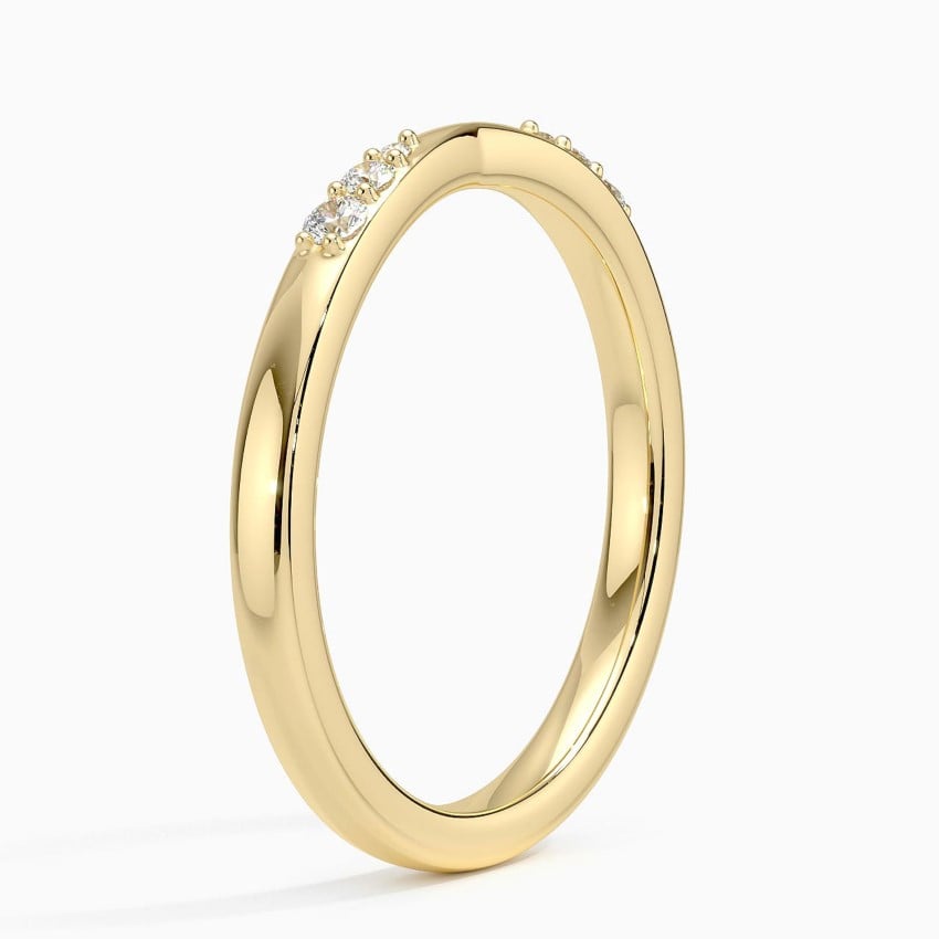 Soft Curve - Yellow Gold - Side 1