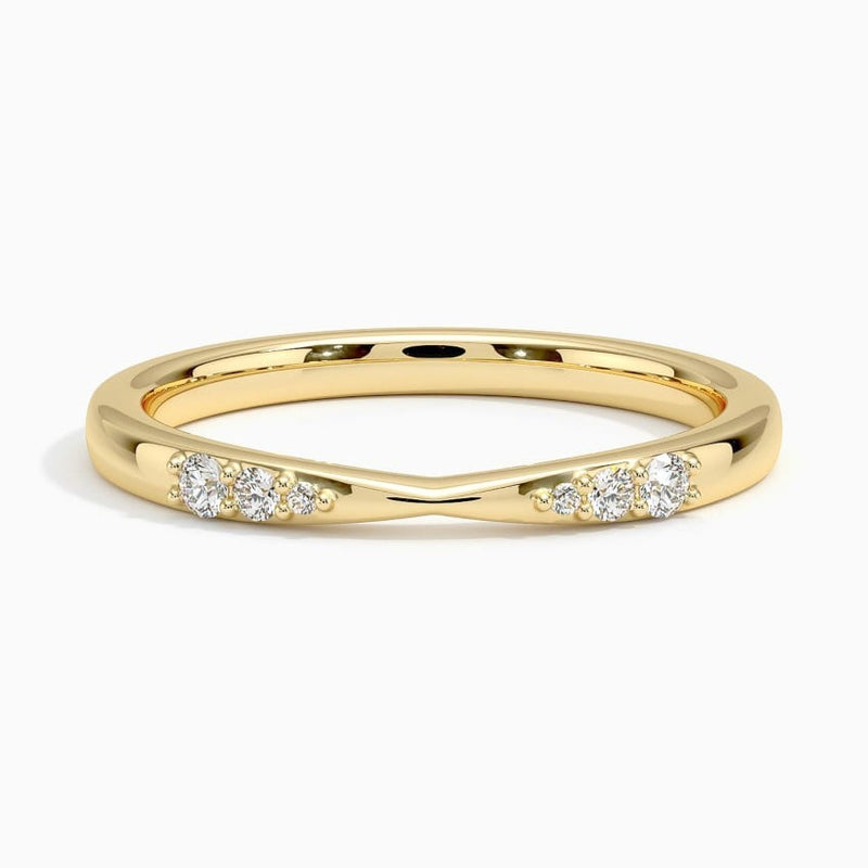Soft Curve - Yellow Gold - Top