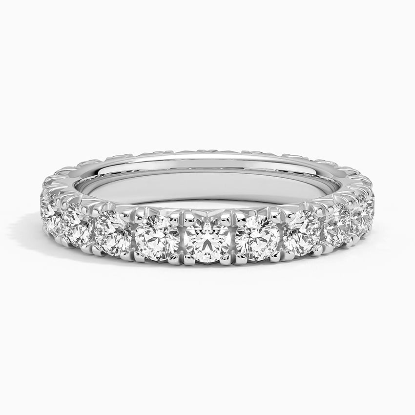 French Pavé Eternity - White Gold - Top