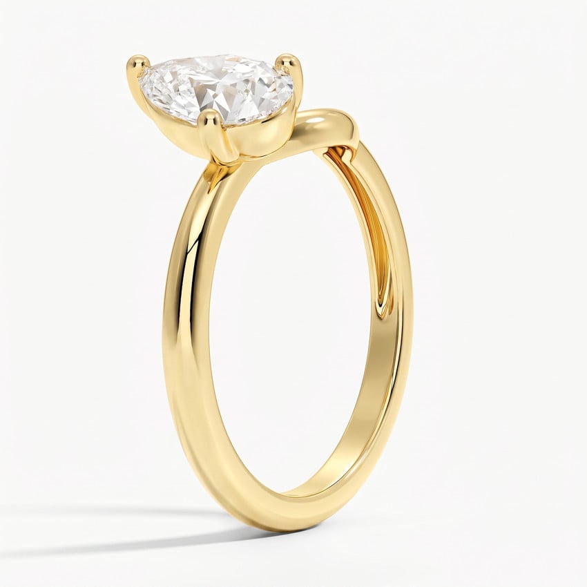 Pear Solo - Yellow Gold - Side 1