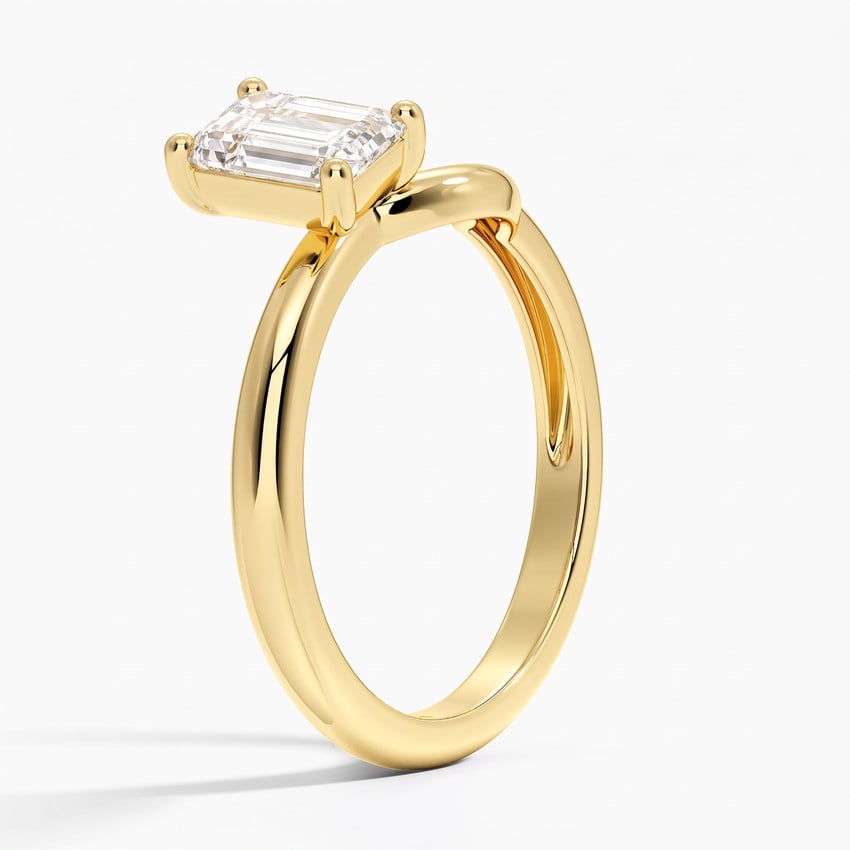 Emerald Solo - Yellow Gold - Side 1