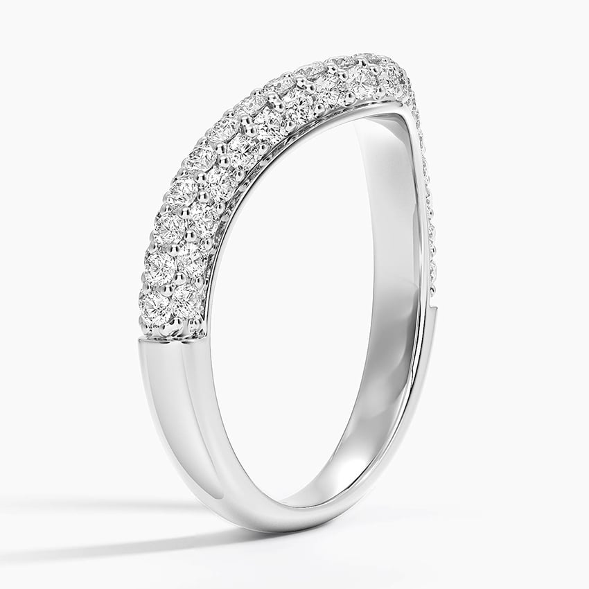 Curved Brilliance - White Gold - Side 1