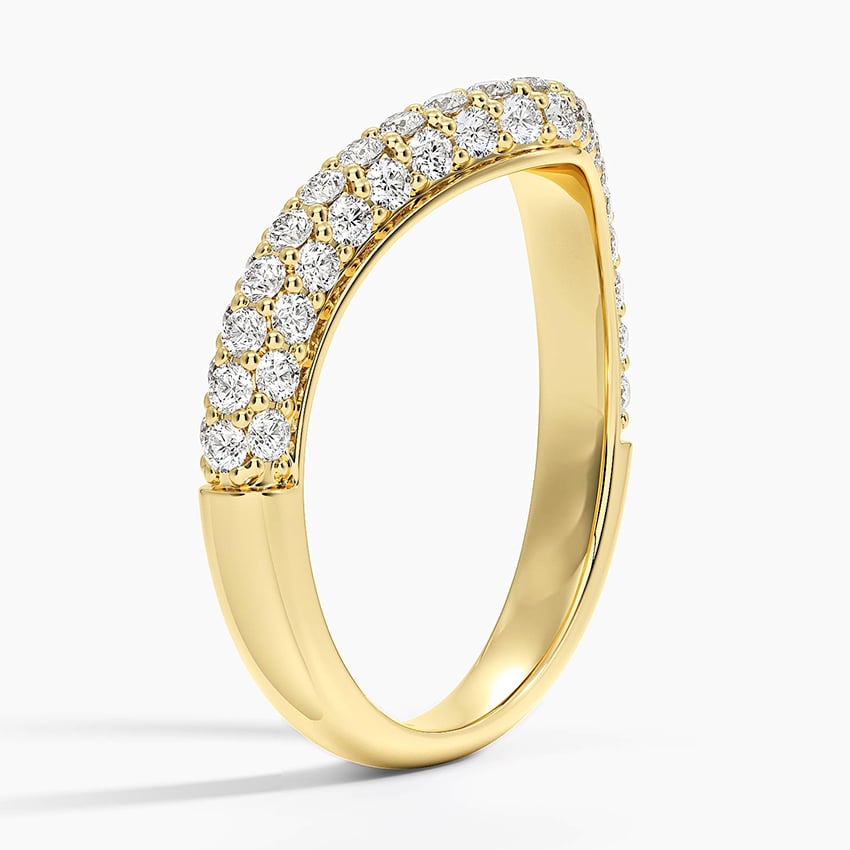 Curved Brilliance - Yellow Gold - Side 1