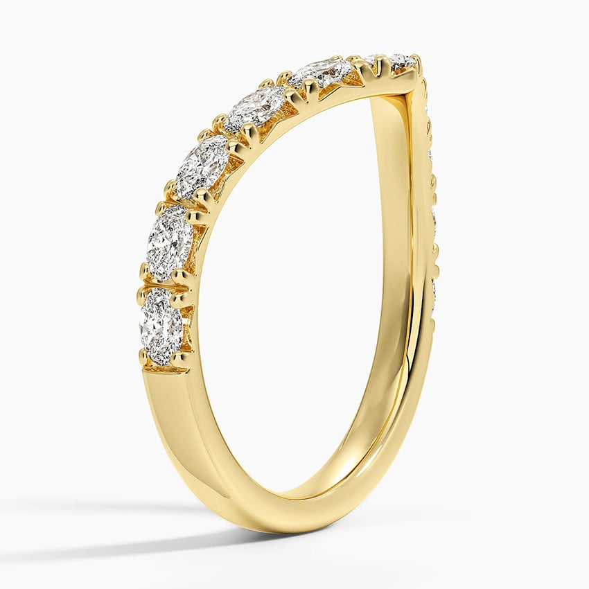 Oval Contour - Yellow Gold - Side 1